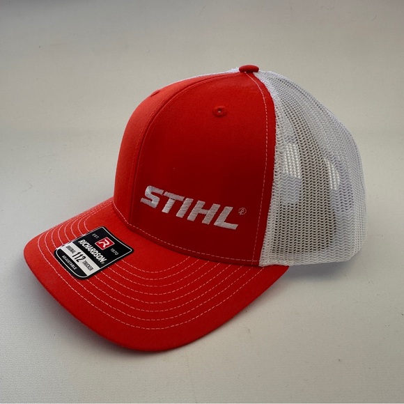 Stihl Richardson 112 Trucker Embroidered Mesh Snapback Cap Hat Multicolor - Picture 1 of 4